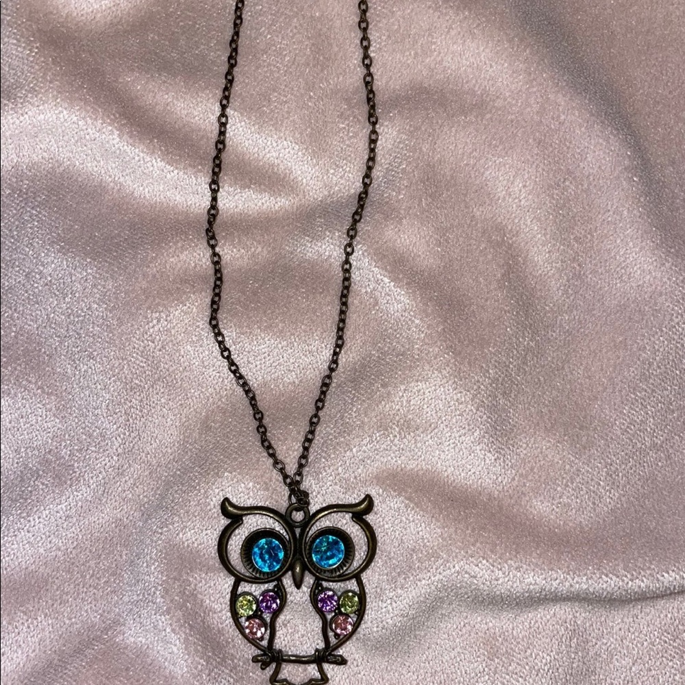 OWL NECKLACE - Picture 2 of 2